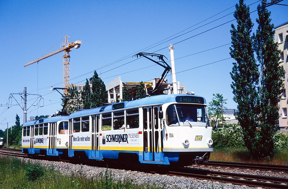 Шверин, Tatra T3DC1 № 104