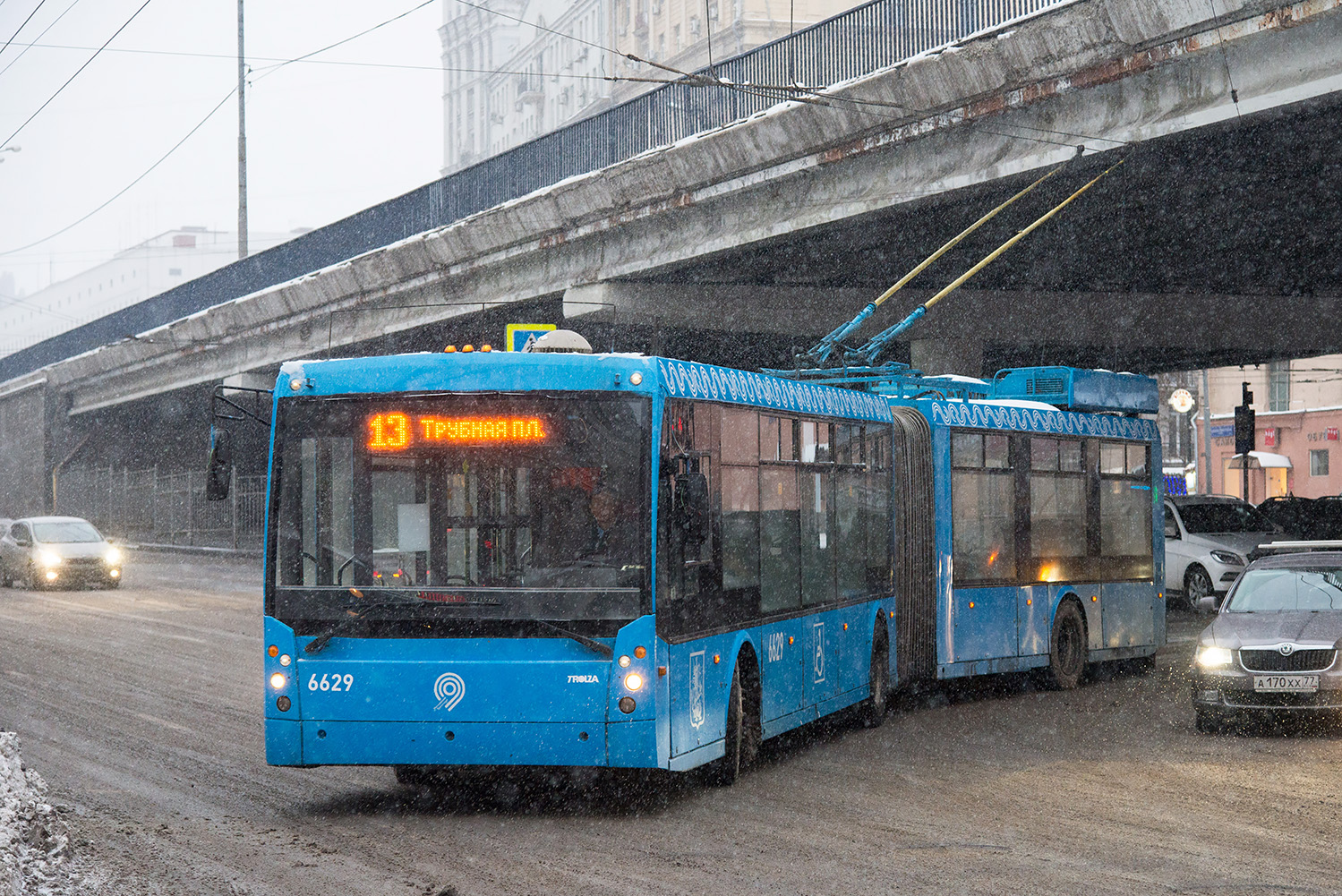 Moscova, Trolza-6206.01 “Megapolis” Nr. 6629