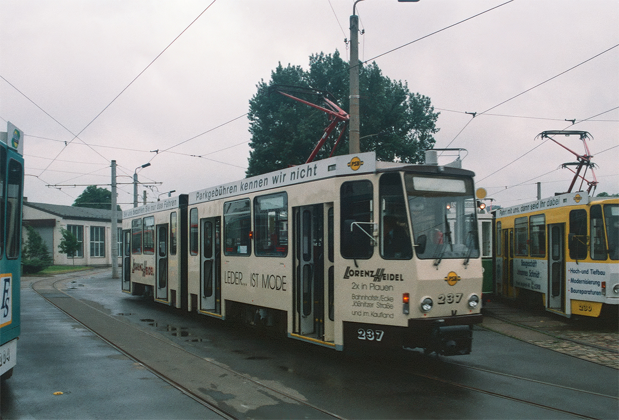 Plauen, Tatra KT4DM № 237; Plauen — Old photos
