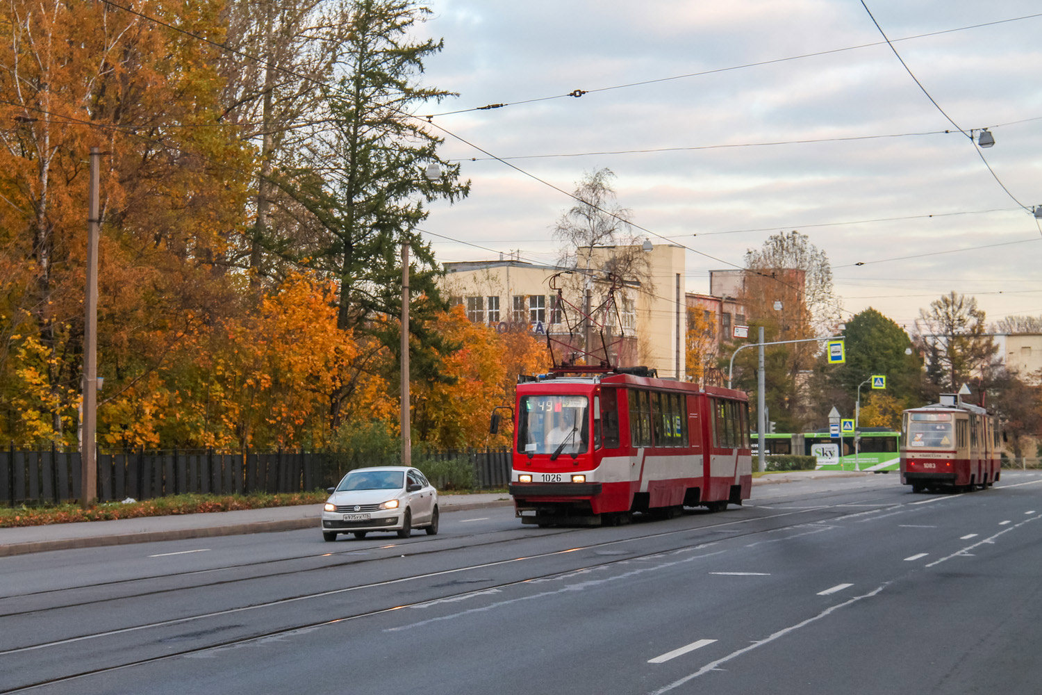 Санкт-Петербург, 71-147К (ЛВС-97К) № 1026; Санкт-Петербург — Трамвайные линии и инфраструктура