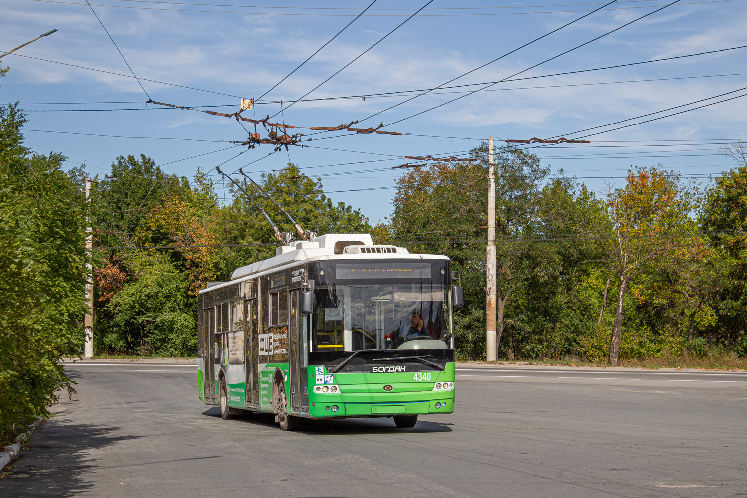 Крымский троллейбус, Богдан Т70110 № 4340