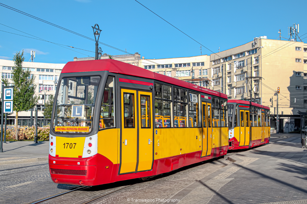 Лодзь, Konstal/MPK 805N-MD14 № 1707 Лодзь, Konstal/MPK 805N-MD14 № 1707