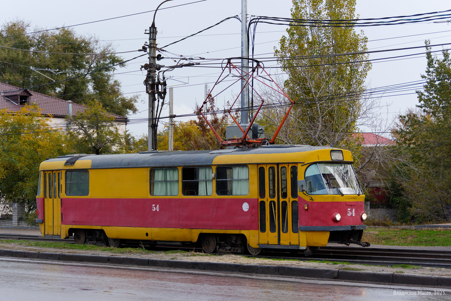 Волгоград, Tatra T3SU (двухдверная) № 54