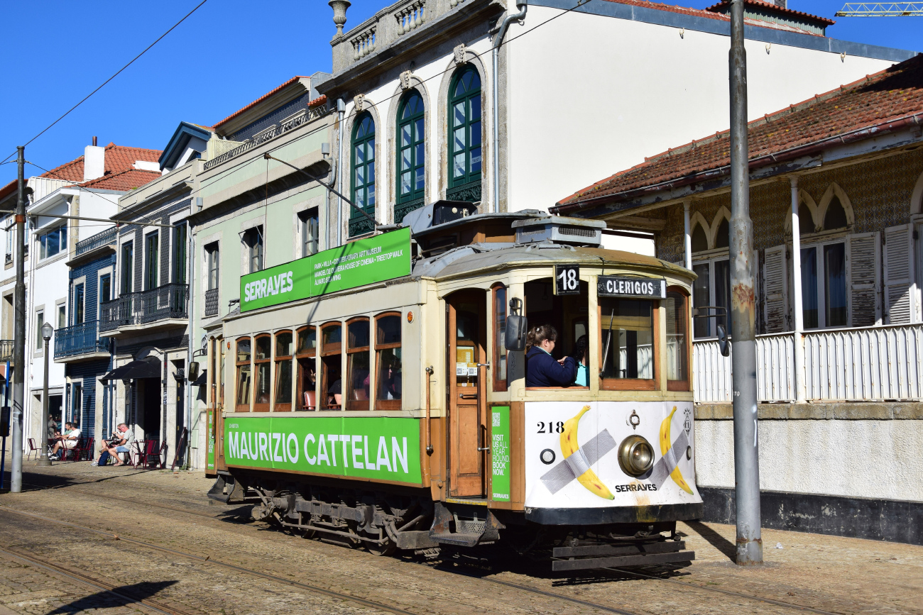 Porto, CCFP/Brill 2-axle motor car č. 218