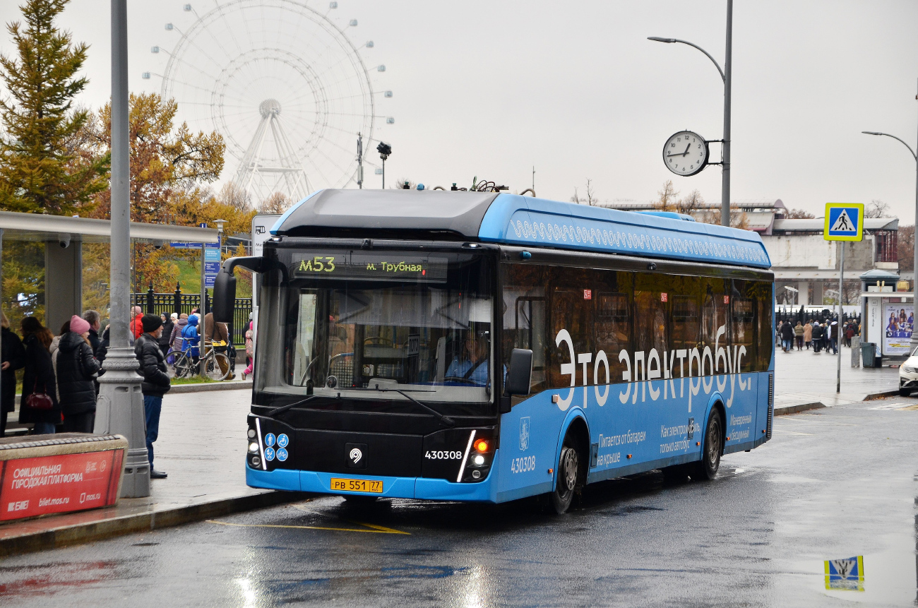 Москва, ЛиАЗ-6274 № 430308