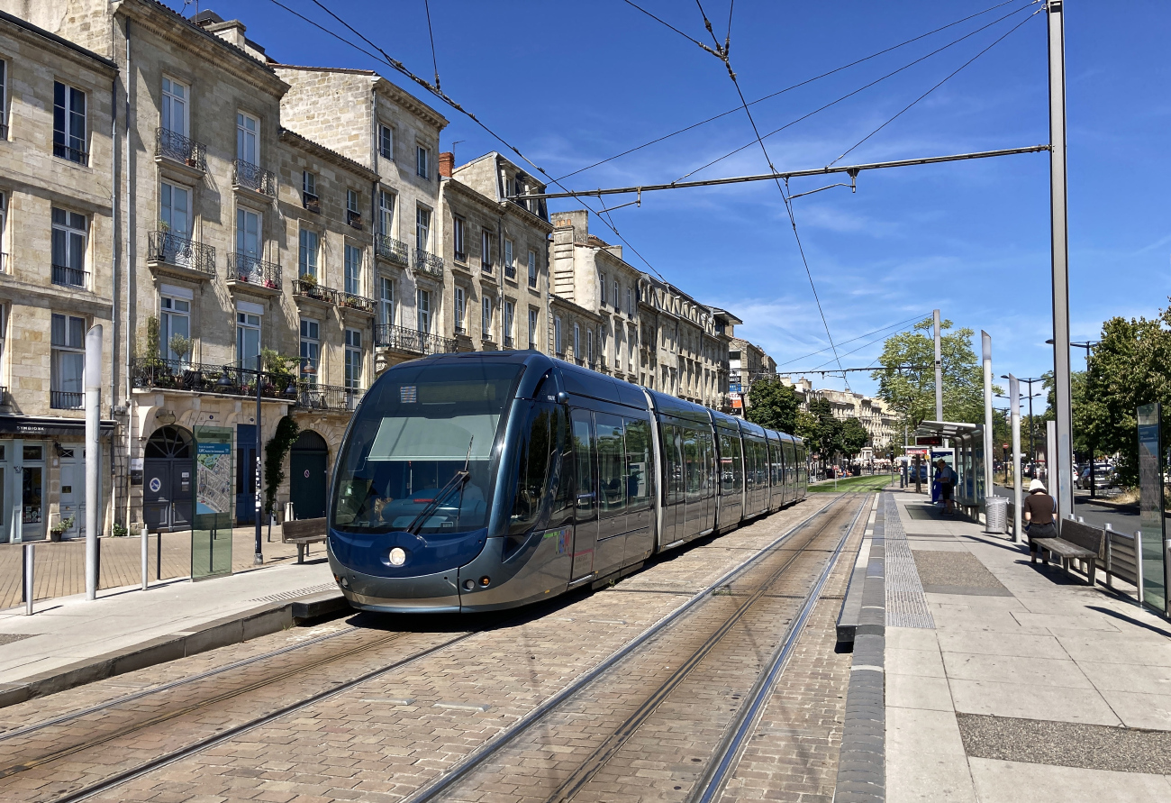 Бордо, Alstom Citadis 402 № 1848; Бордо — Трамвайные линии и инфраструктура