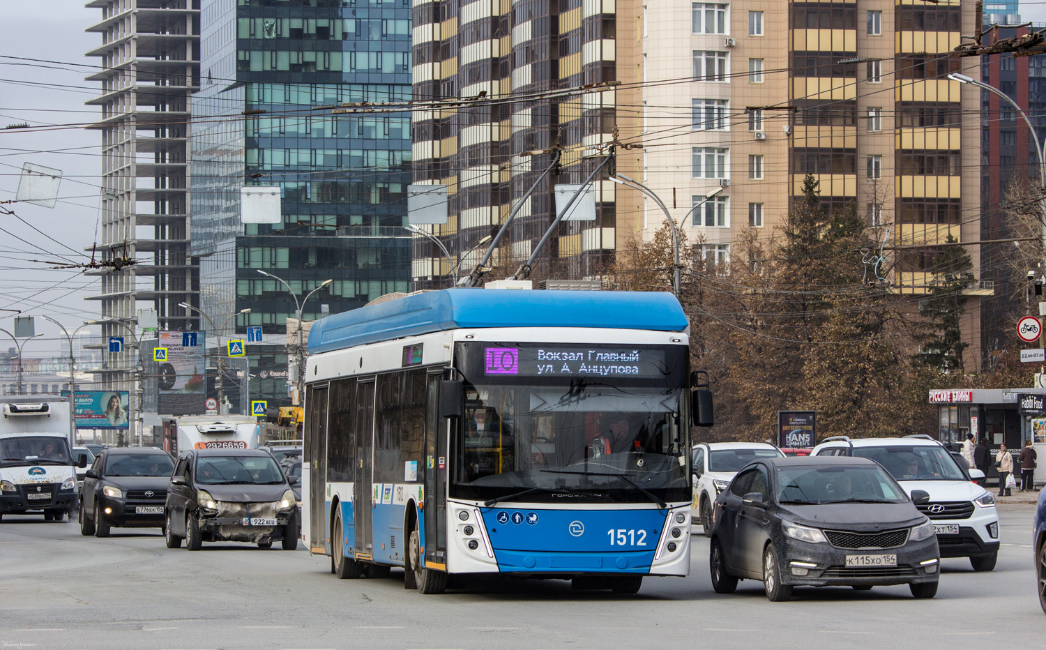 Новосибирск, УТТЗ-6241.01 «Горожанин» № 1512 Новосибирск, УТТЗ-6241.01 «Горожанин» № 1512