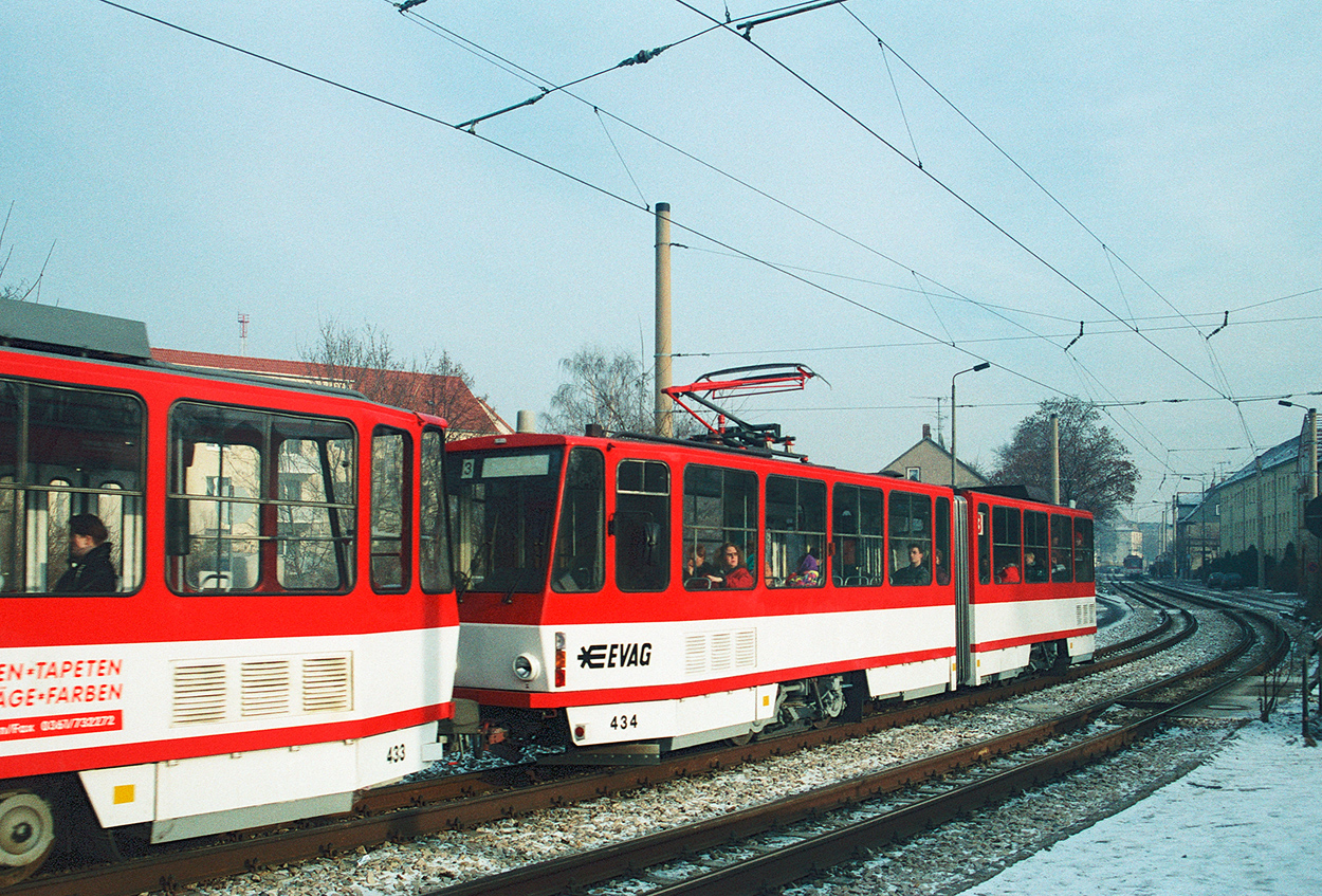 Erfurt, Tatra KT4D-Z # 434; Erfurt — Old photos