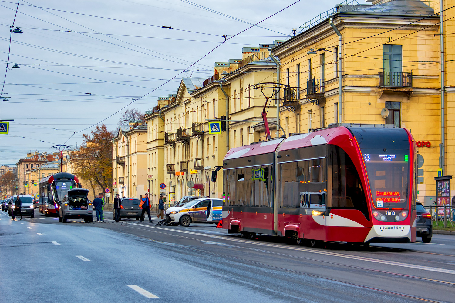 Санкт-Петербург, 71-923М «Богатырь-М» № 7800; Санкт-Петербург — Происшествия