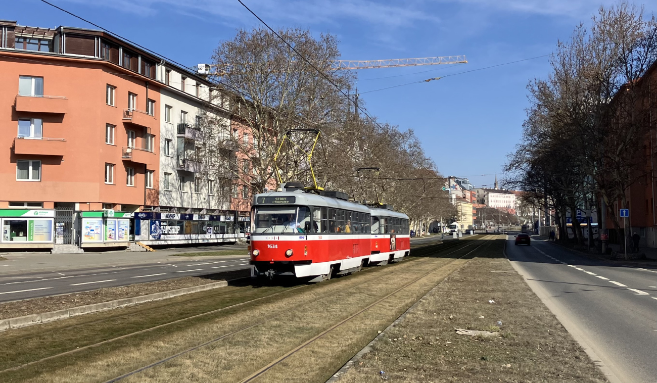 Брно, Tatra T3G № 1634