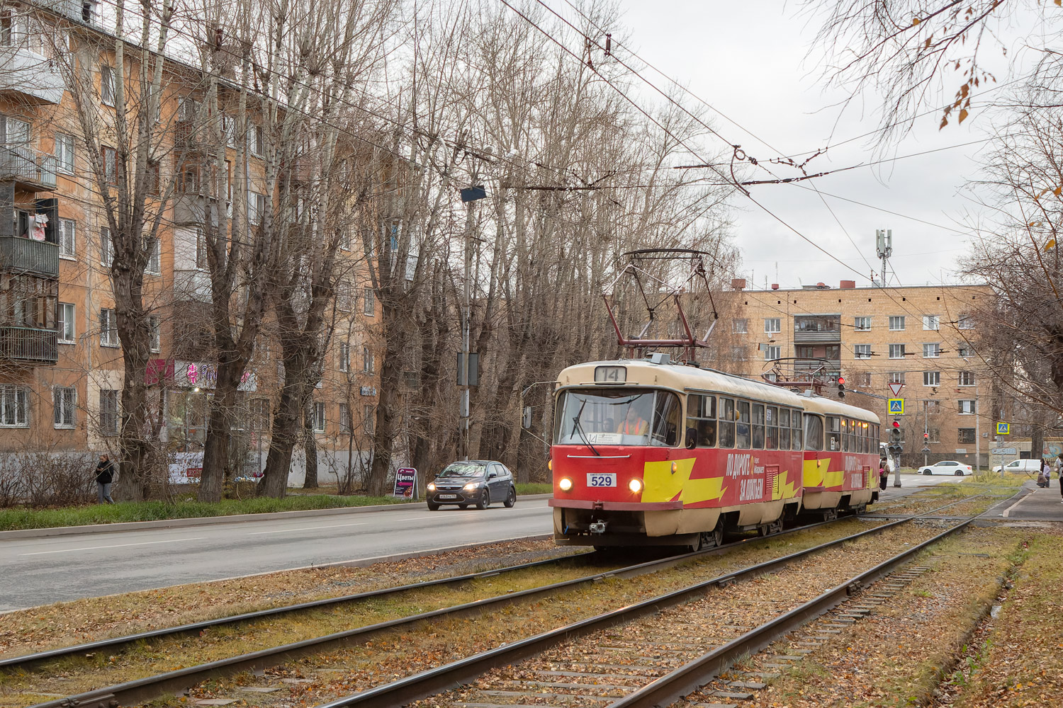 Yekaterinburg, Tatra T3SU (2-door) Br. 529