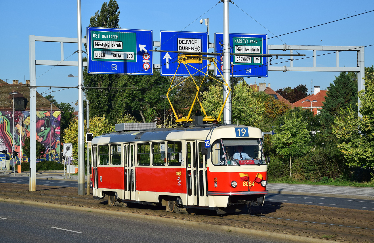 布拉格, Tatra T3M # 8084; 布拉格 — 150th anniversary of Prague's urban transport