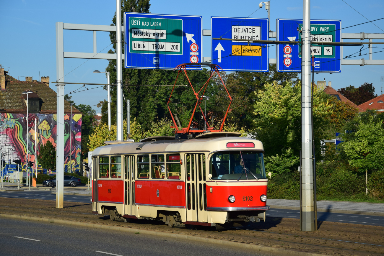 Прага, Tatra T3 № 6102; Прага — 150 лет городскому транспорту в Праге