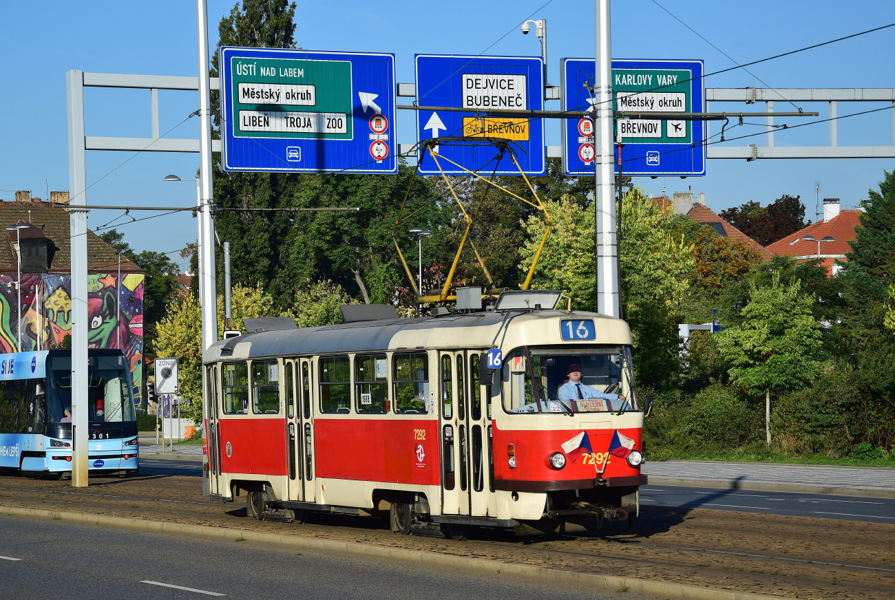 Prague, Tatra T3SUCS № 7292; Prague — 150th anniversary of Prague's urban transport