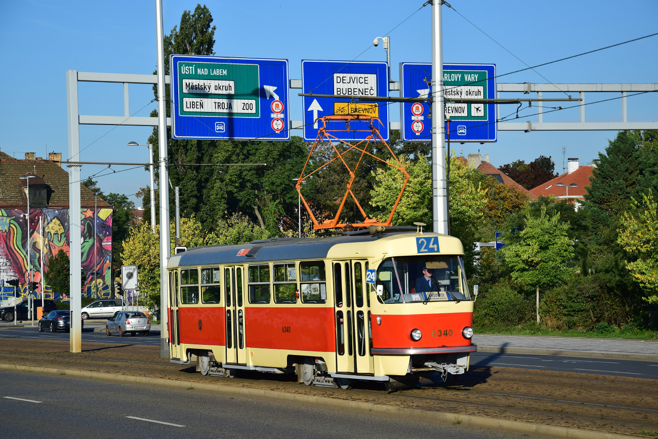 Prague, Tatra T3 № 6340; Prague — 150th anniversary of Prague's urban transport