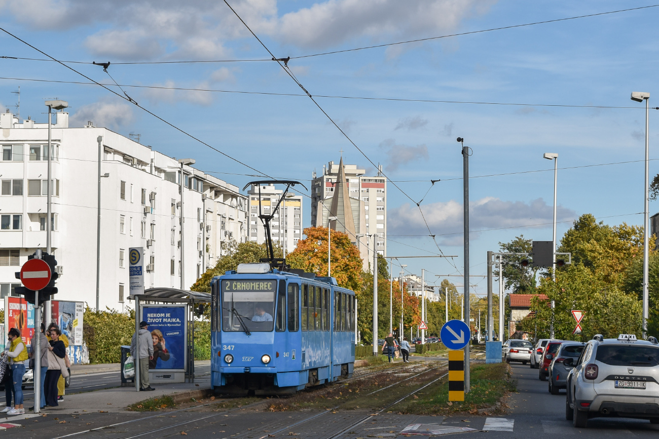 Загреб, Tatra KT4YU № 347