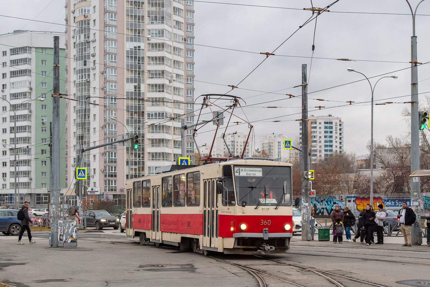 Yekaterinburg, Tatra T6B5SU # 360