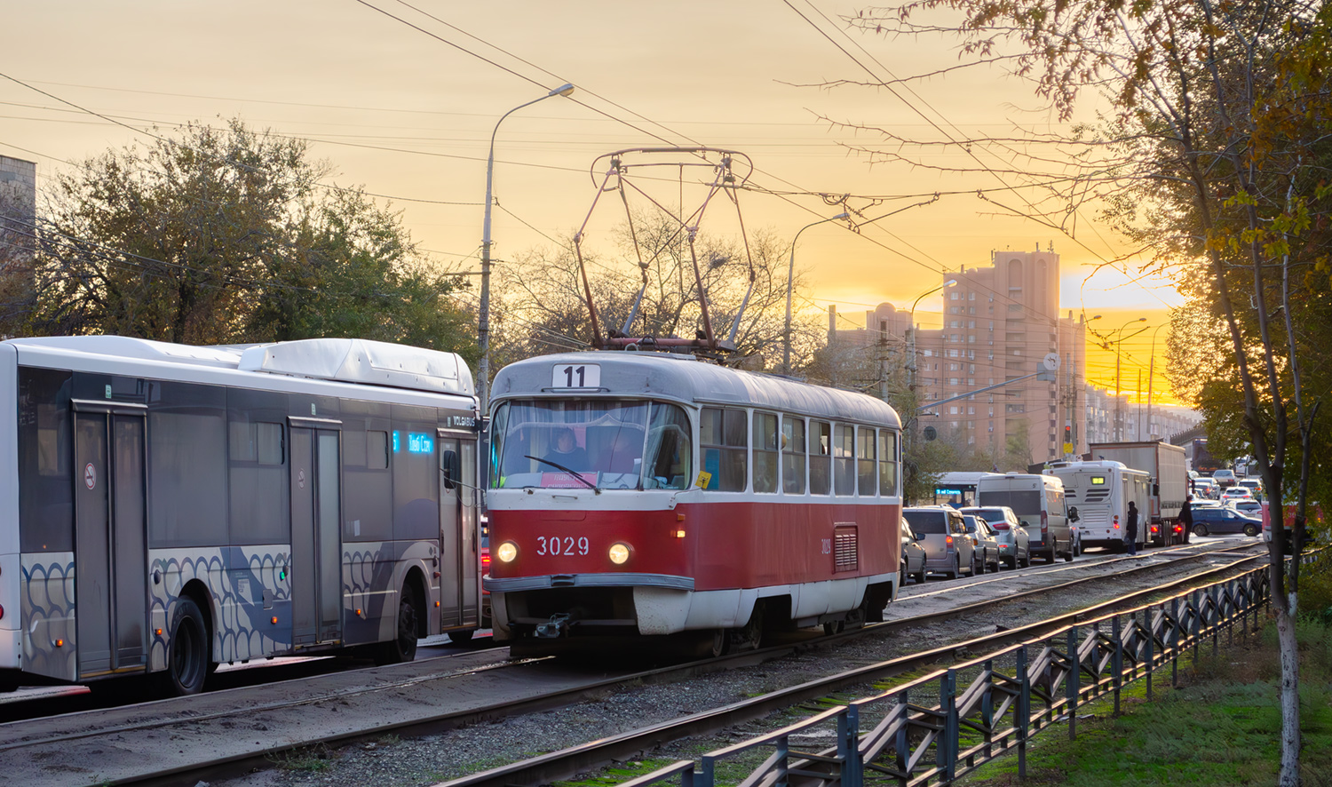 Volgograda, Tatra T3SU (2-door) № 3029