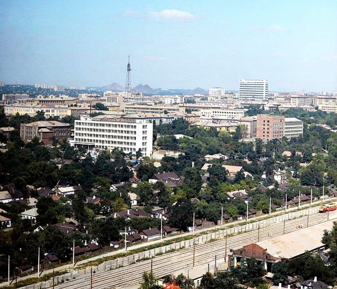 頓涅茨克 — 3th depot tram lines; 頓涅茨克 — Historical photos