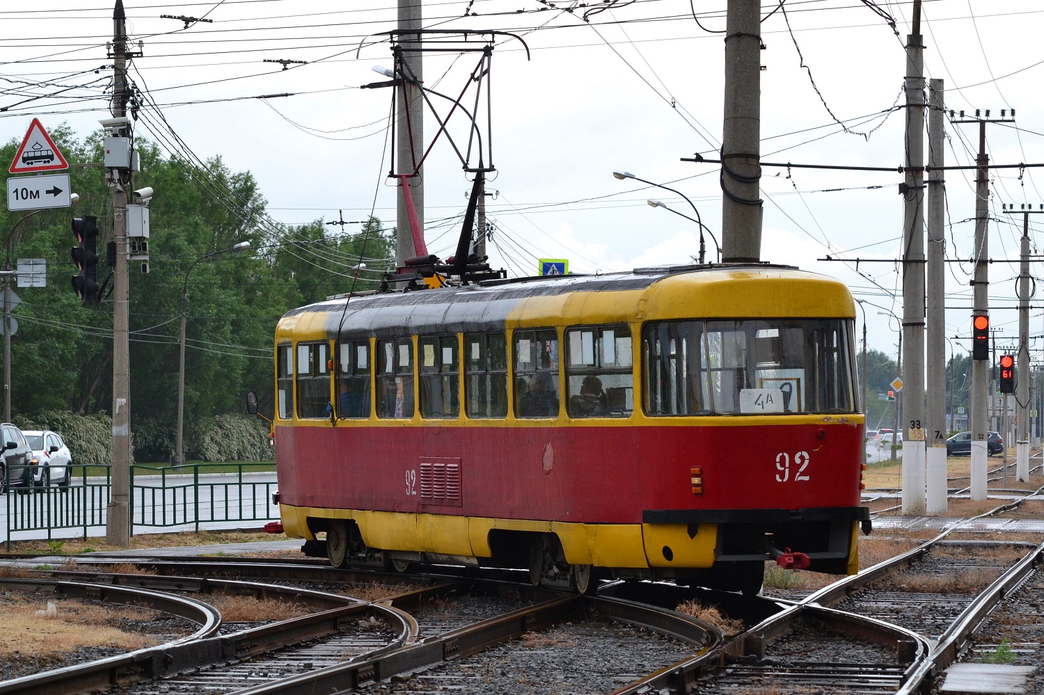 Волжский, Tatra T3SU № 92