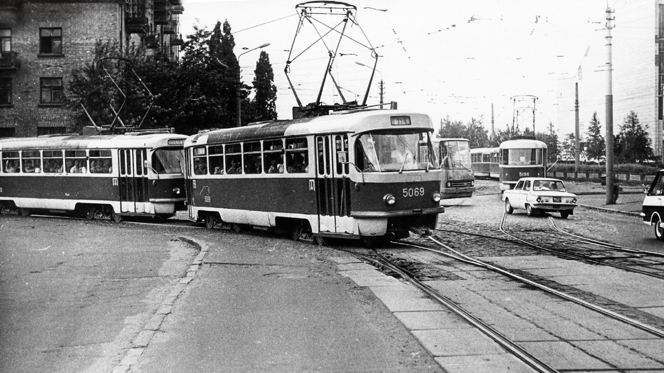Киев, Tatra T3SU (двухдверная) № 5069; Киев — Исторические фотографии