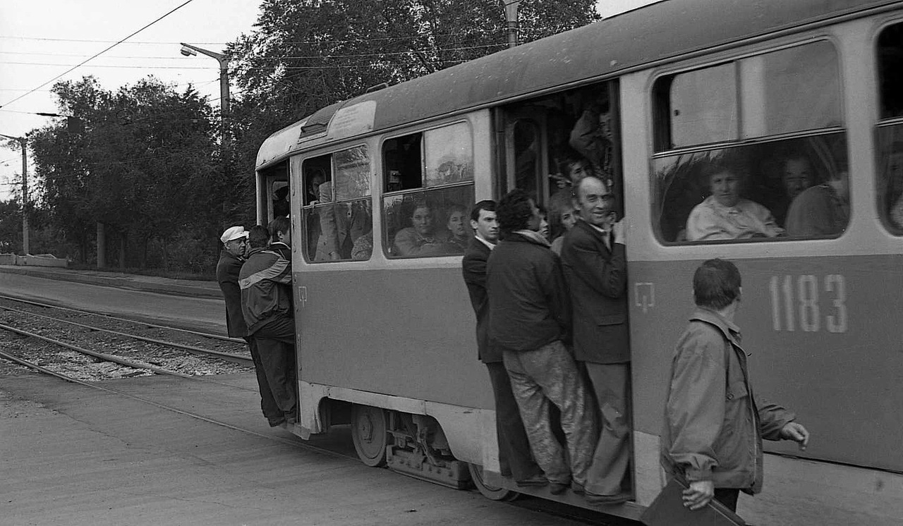 Samara, Tatra T3SU № 1183; Samara — Historical photos — Tramway and Trolleybus (1992-2000)