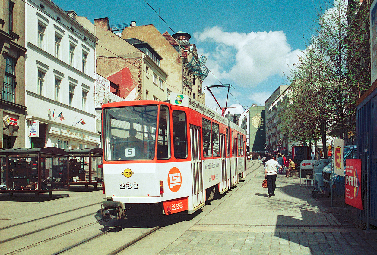 Plauen, Tatra KT4DM nr. 238; Plauen — Old photos