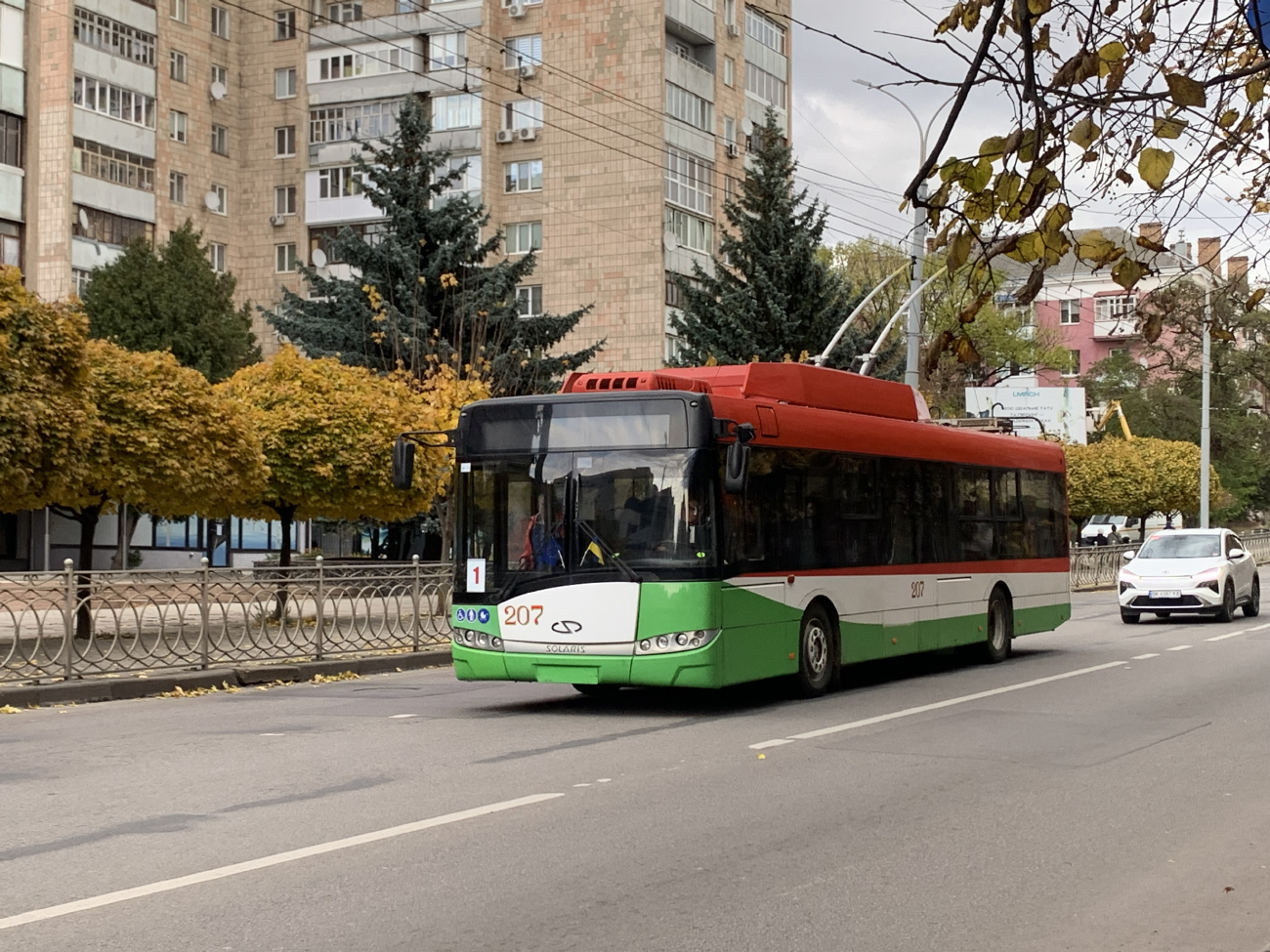 Riwne, Solaris Trollino III 12 Škoda Nr. 207