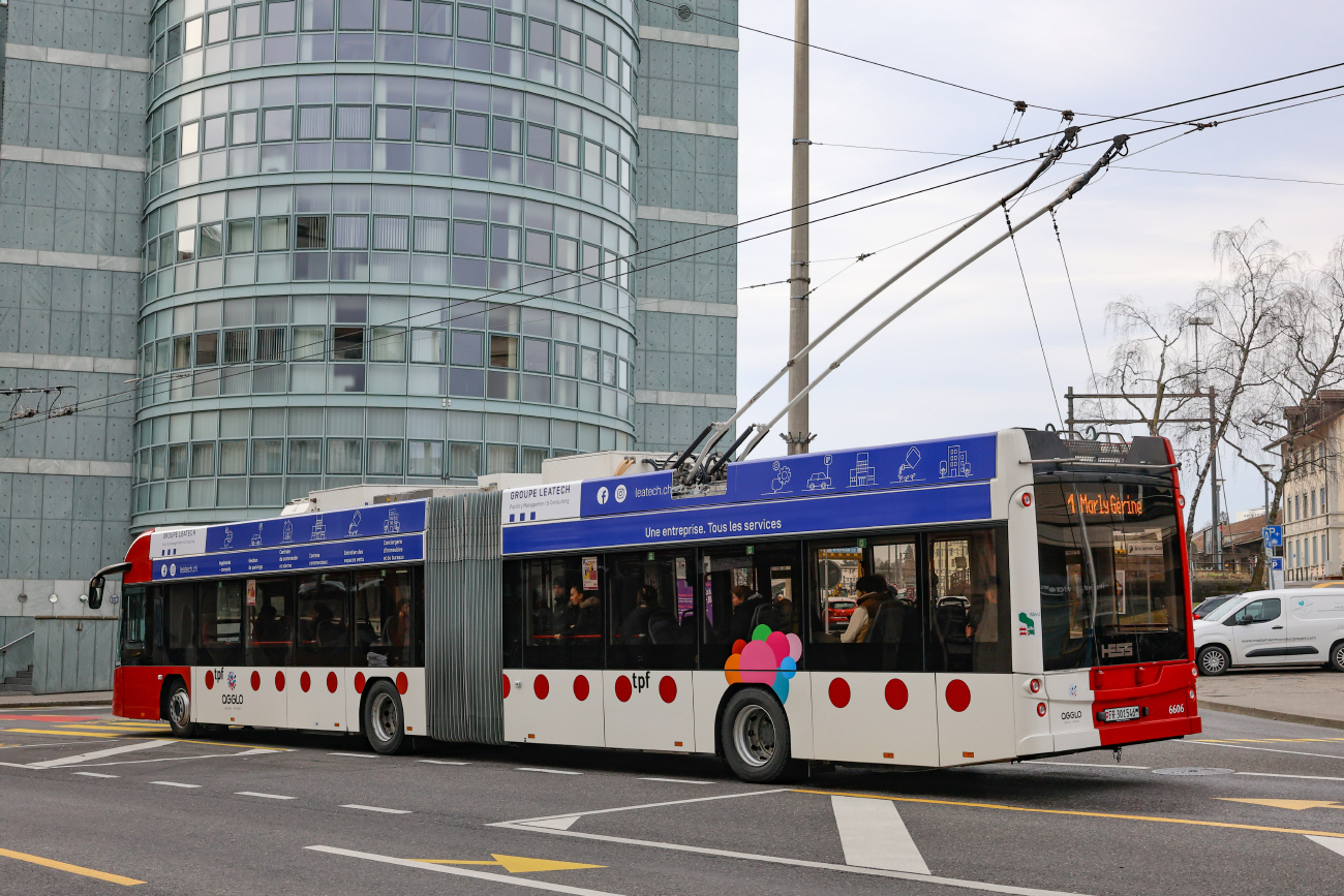 Fribourg, Hess lighTram 19 DC Nr. 6606