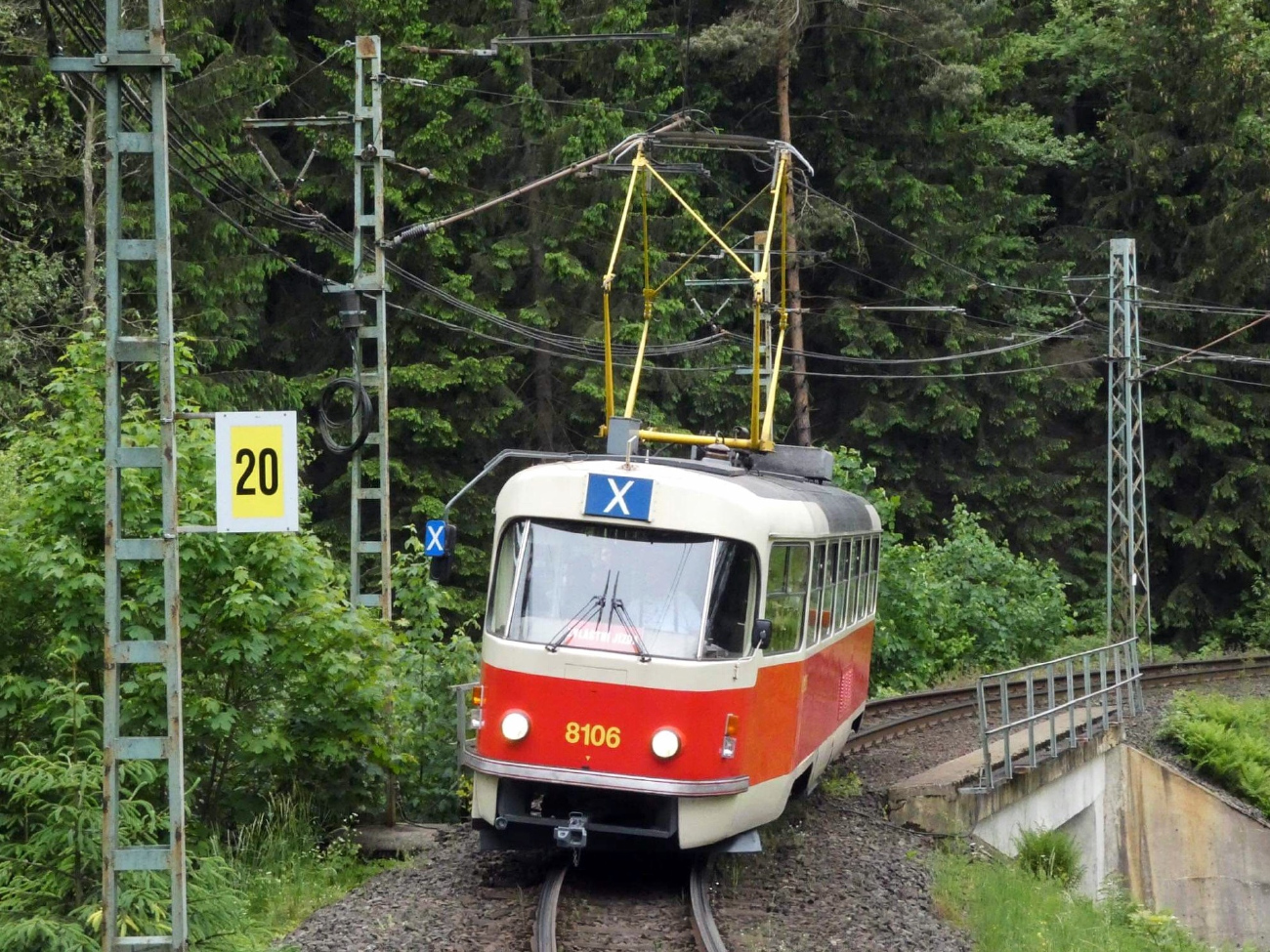 Либерец ― Яблонец-над-Нисой, Tatra T3M № 8106 (16)