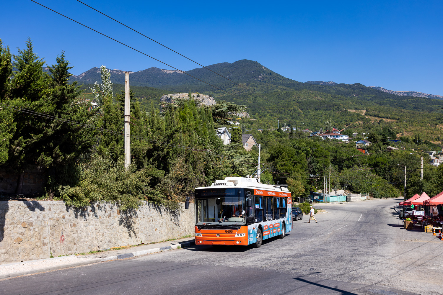 Крымский троллейбус, Богдан Т70115 № 6400