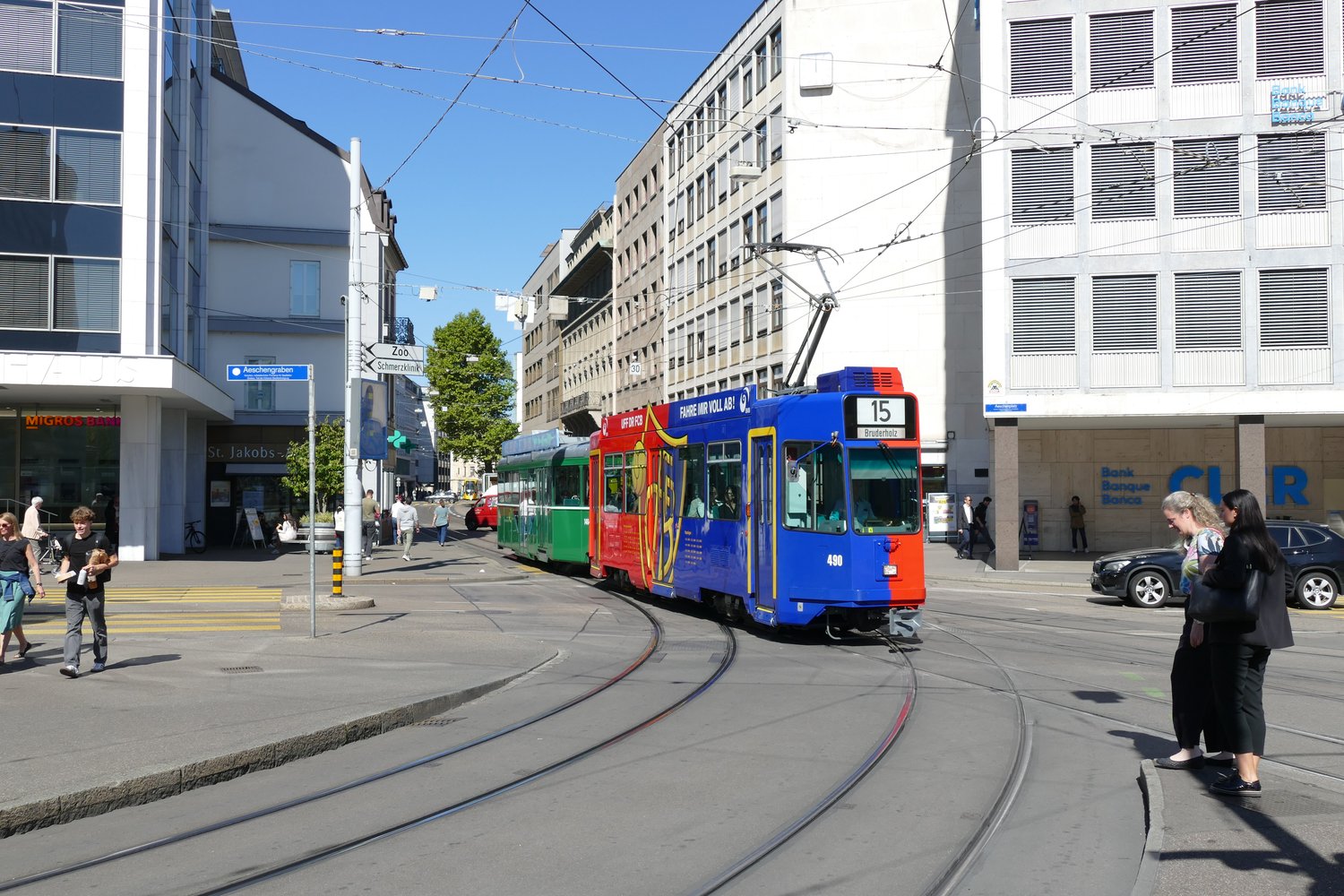 Basel, Schindler/SIG/BBC Be 4/4 č. 490