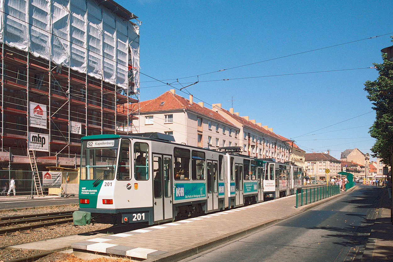 Potsdam, Tatra KT4DM Nr. 201; Potsdam — Alte Fotos