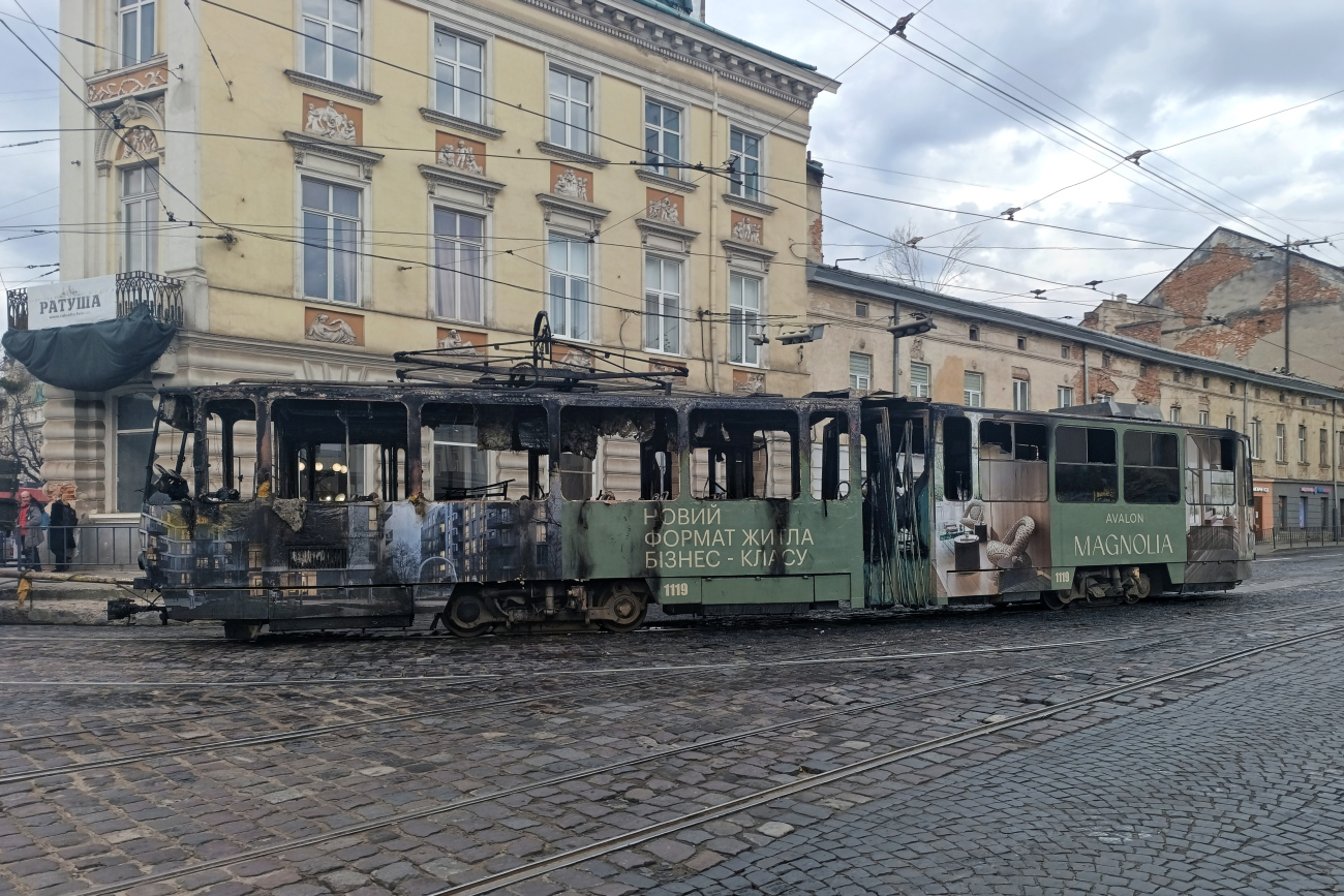 Львов, Tatra KT4SU № 1119