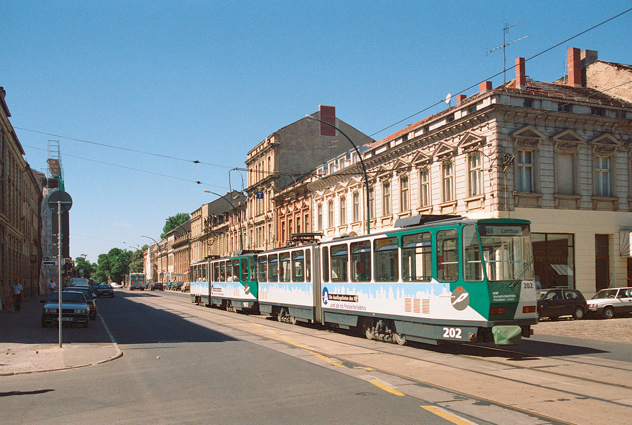 Potsdam, Tatra KT4DM Nr. 202; Potsdam — Alte Fotos