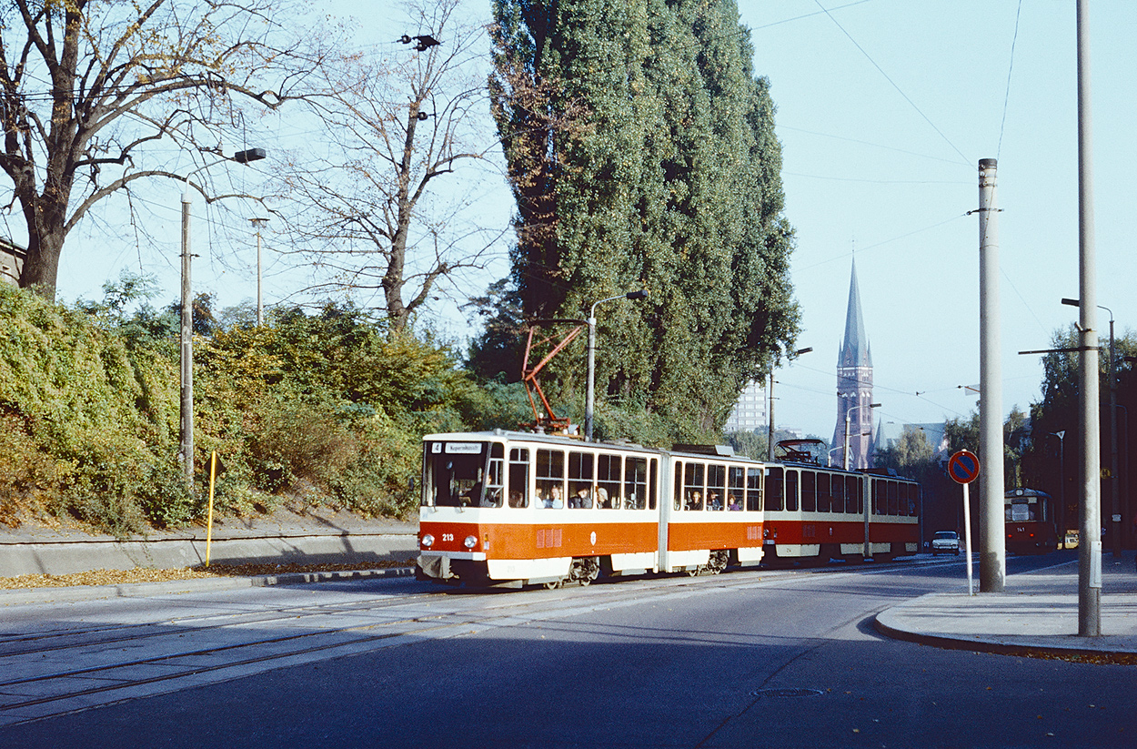 Франкфурт-на-Одере, Tatra KT4D № 213; Франкфурт-на-Одере — Старые фотографии