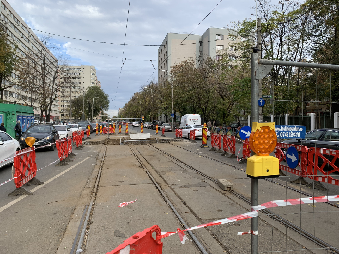 Bukarest - Ilfov — Trams infrastructure: tracks, stops and miscellaneous
