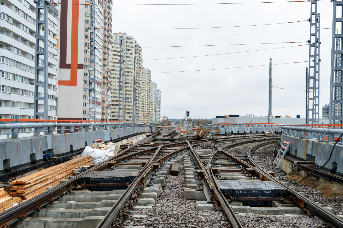 Санкт-Петербург — Строительство трамвайной системы «Славянка»