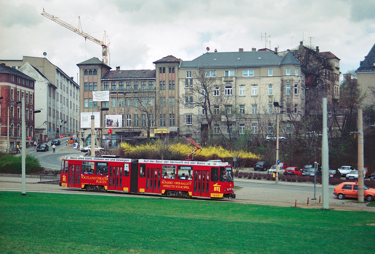 Plauen, Tatra KT4DM № 243; Plauen — Old photos