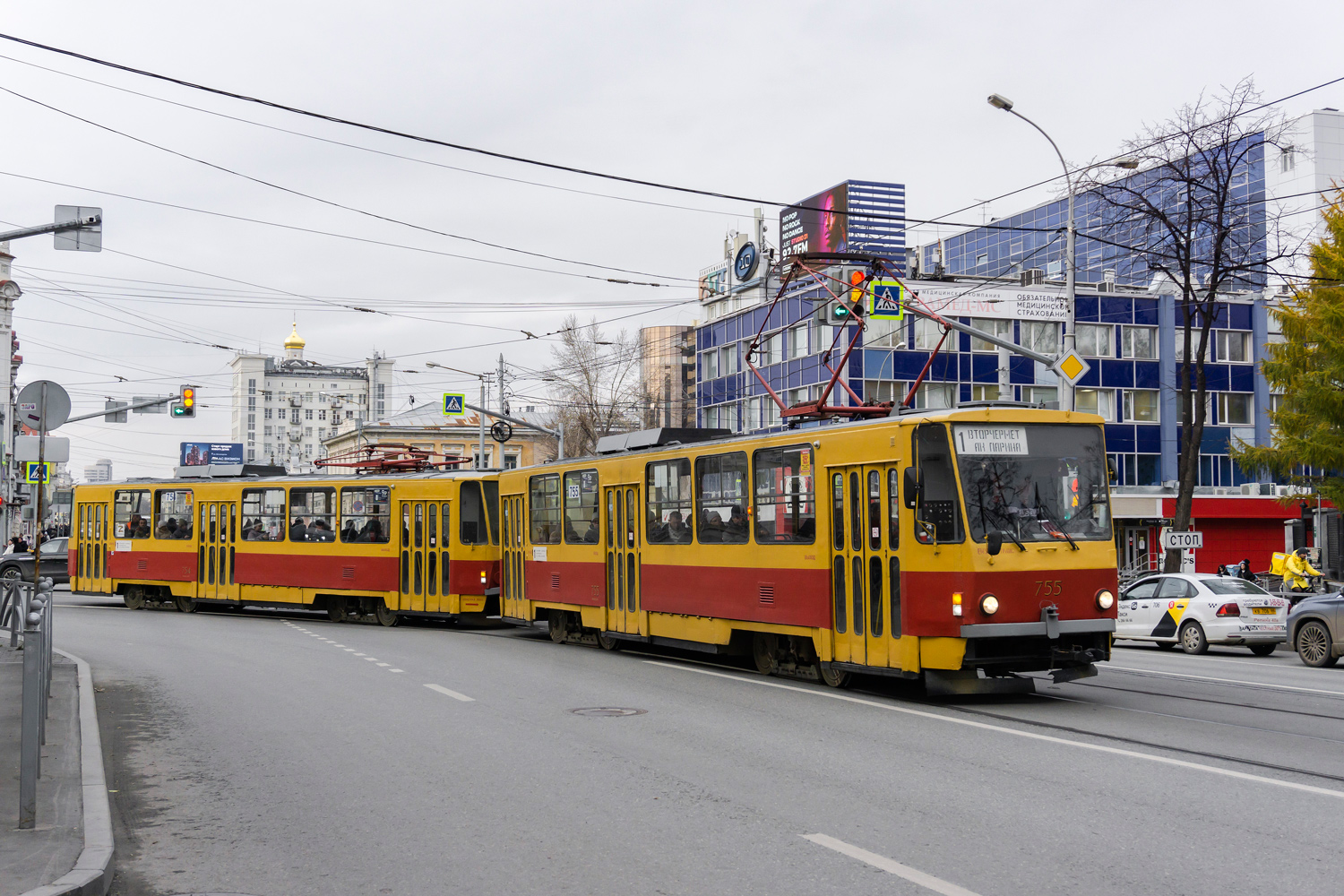 Екатеринбург, Tatra T6B5SU № 755