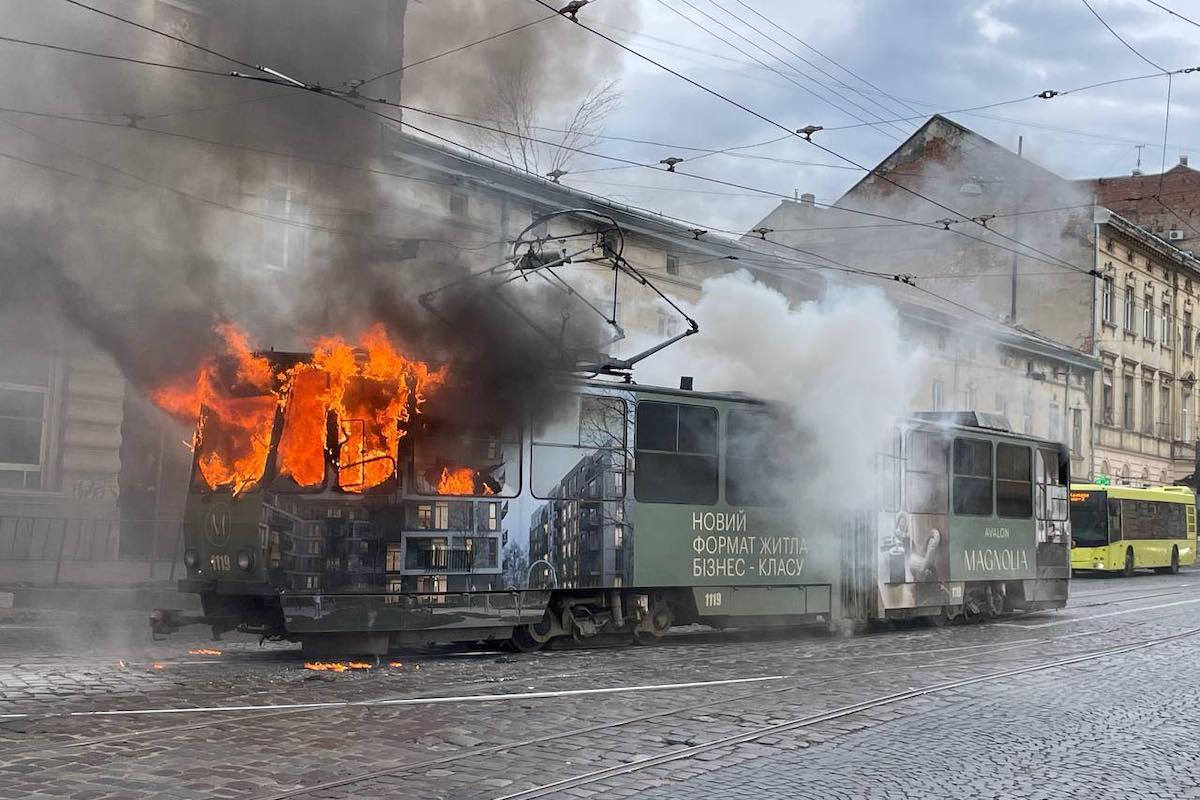 Львов, Tatra KT4SU № 1119