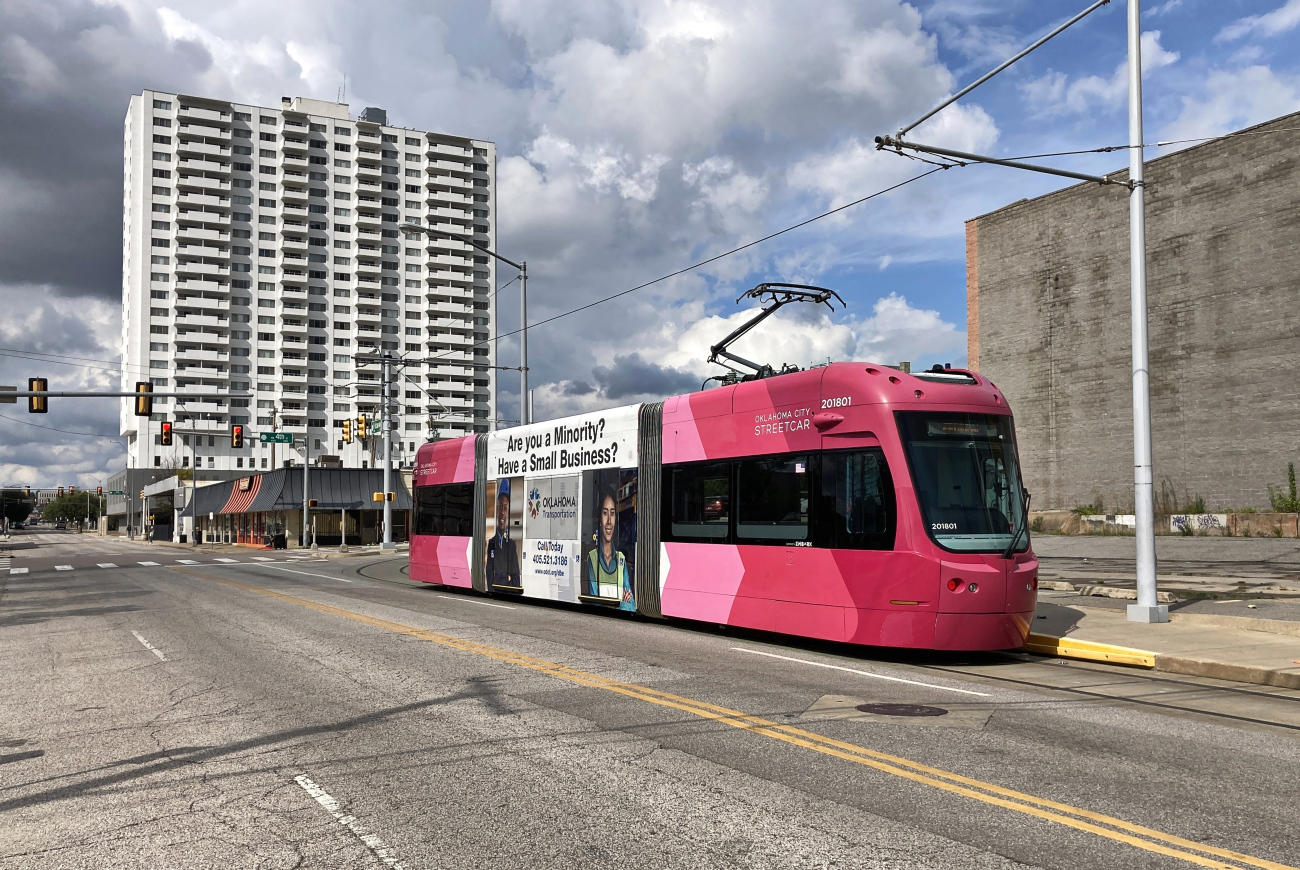 Оклахома-Сити, Brookville Liberty № 201801; Оклахома-Сити — Линии и инфраструктура
