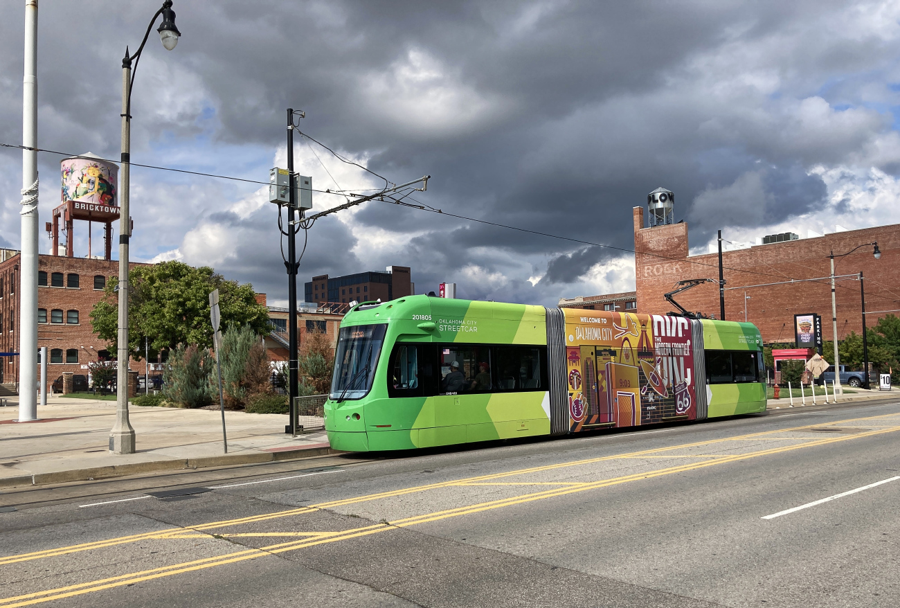 Оклахома-Сити, Brookville Liberty № 201805; Оклахома-Сити — Линии и инфраструктура