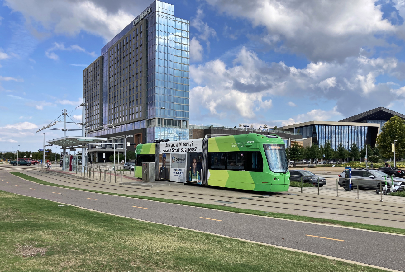 Оклахома-Сити, Brookville Liberty № 201805; Оклахома-Сити — Линии и инфраструктура