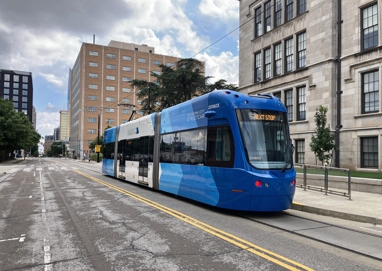 Оклахома-Сити, Brookville Liberty № 201803; Оклахома-Сити — Линии и инфраструктура