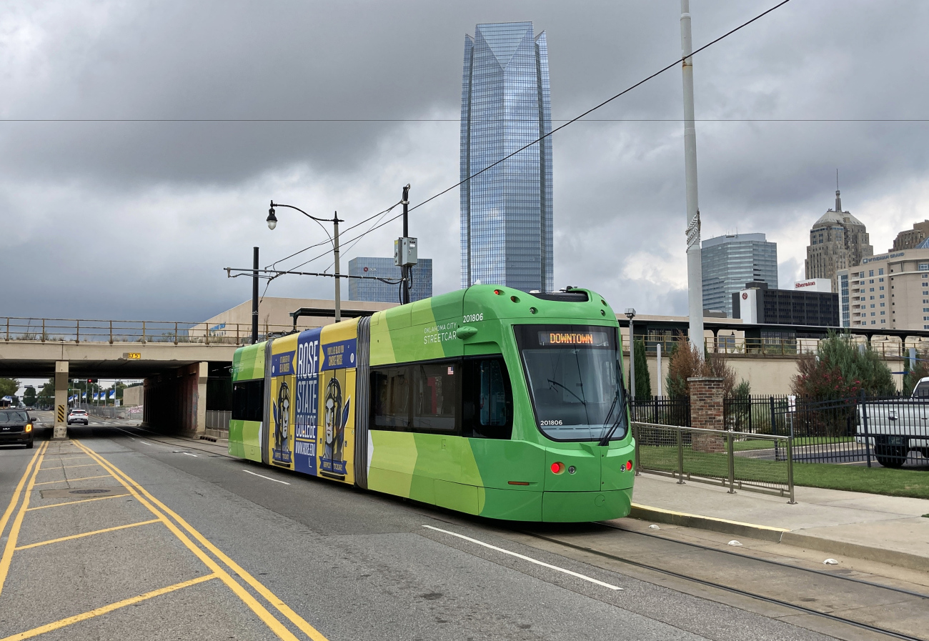 Оклахома-Сити, Brookville Liberty № 201806; Оклахома-Сити — Линии и инфраструктура