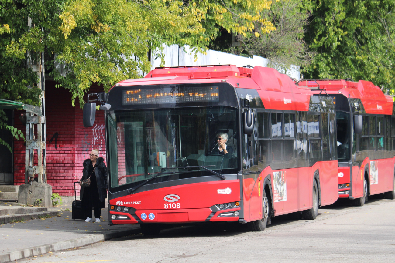 Будапешт, Solaris Trollino IV 12 Škoda № 8108