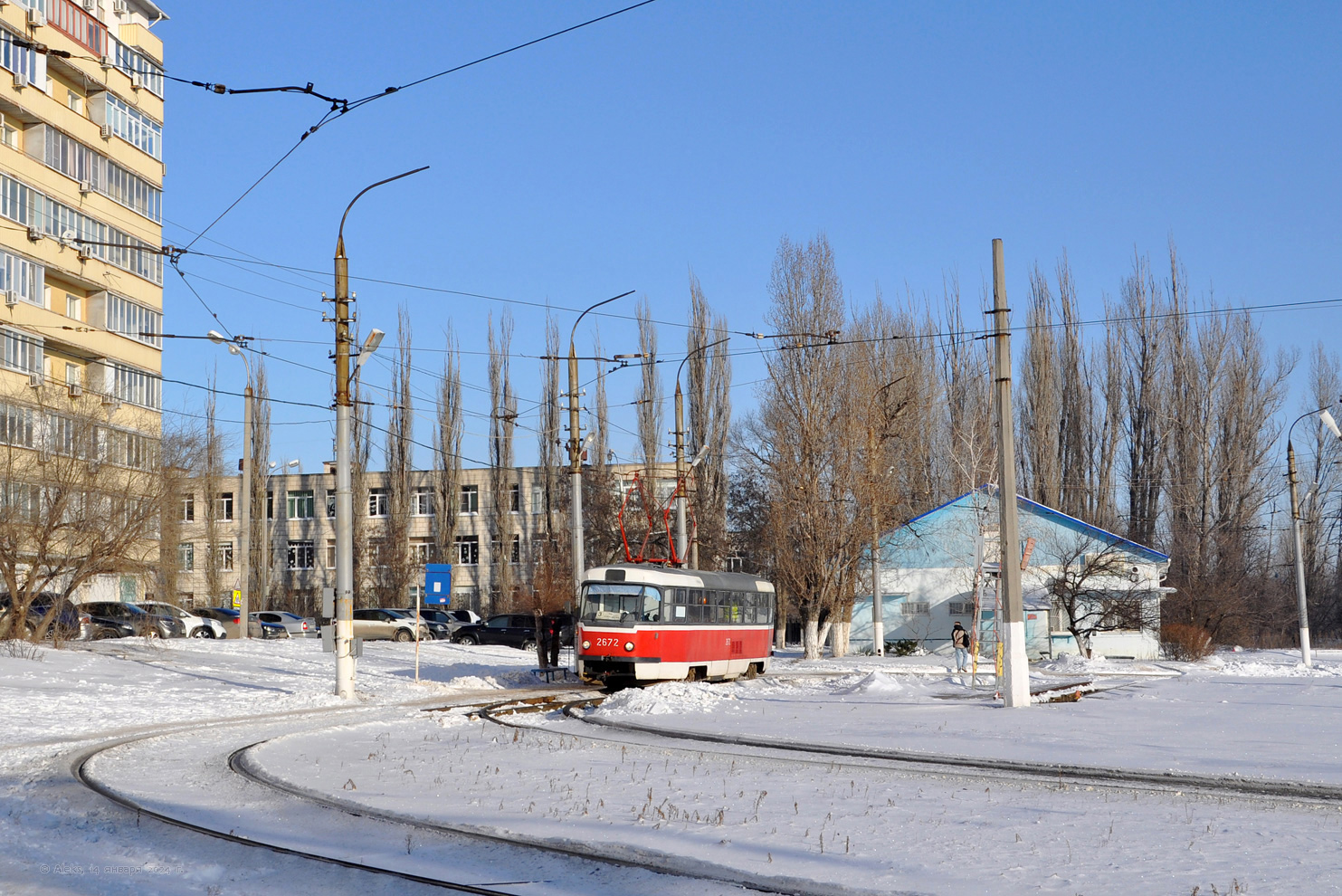 Волгоград, Tatra T3SU (двухдверная) № 2672