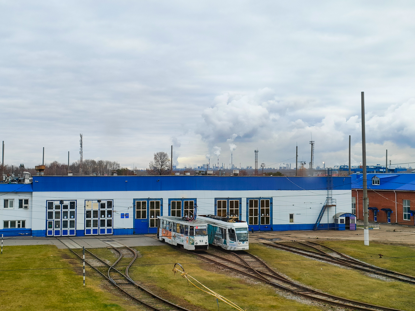 Нижнекамск — Территория депо