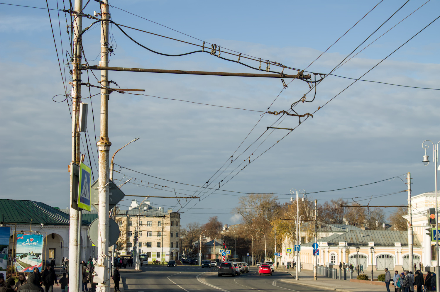 Kostroma — Закрытые троллейбусные линии